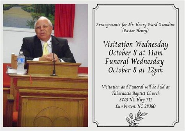 Henry Ward Oxendine Biography, Age, Height, Wife, Net Worth and Family